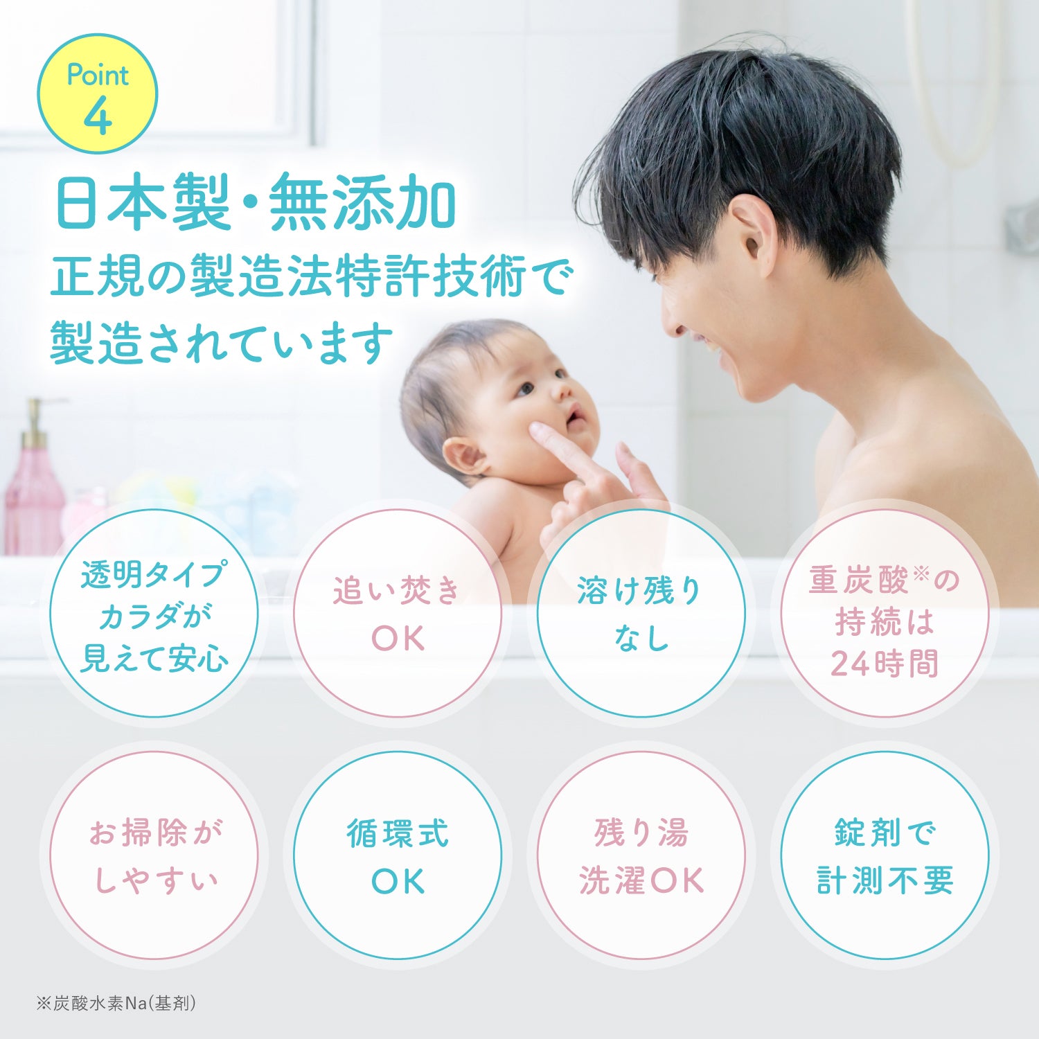 【ベビタブ公式店は最安値で販売】重炭酸入浴剤 Babytab 中性入浴剤 沐浴剤 12錠|27錠|45錠|100錠