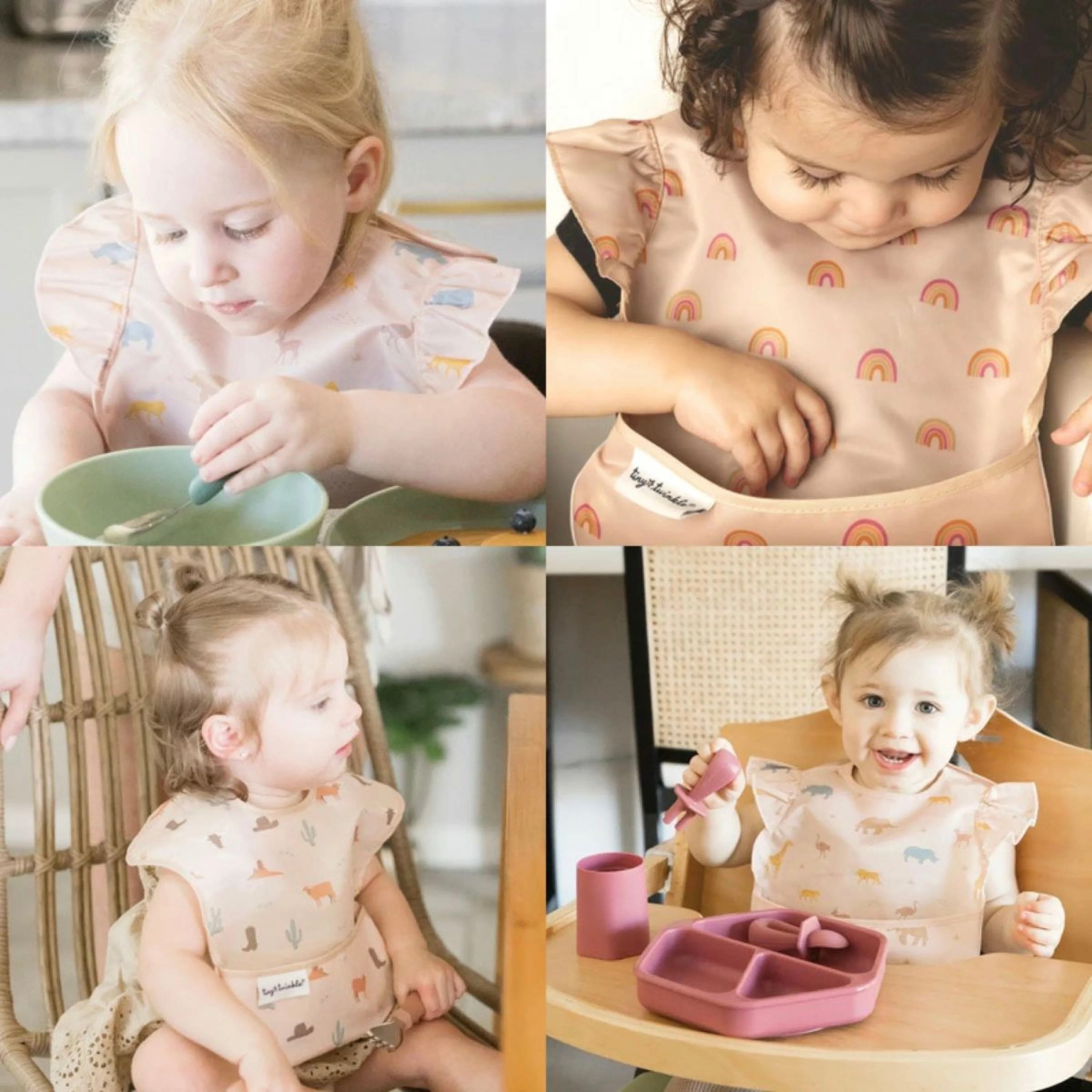 タイニートゥインクル お食事エプロン 3枚セット イージービブ 正規品