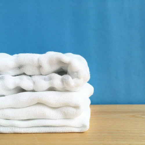 ガーゼハンカチ 『はつ恋ガーゼ』 日本製6重ガーゼハンカチ 4枚セット 44×44cm オーガニックコットン 綿100%