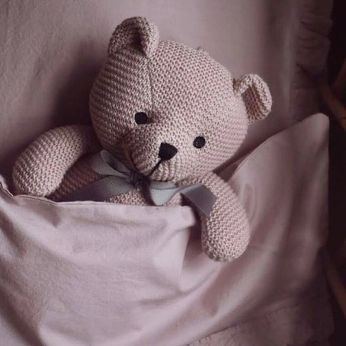 【鉄紺カラーアイテム】【予約販売中:12/8出荷】メロディーが鳴る ぬいぐるみ オーガニックコットン