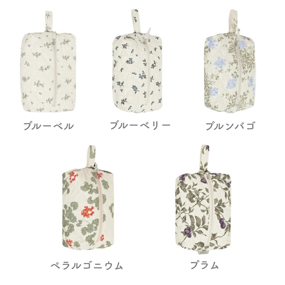 ポーチ おむつポーチ 全5色 キルティングトイレタリーバッグ