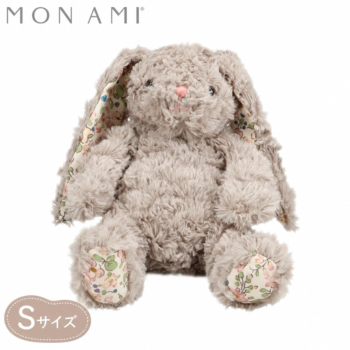 MON AMI フローラルバニー グレー Sサイズ