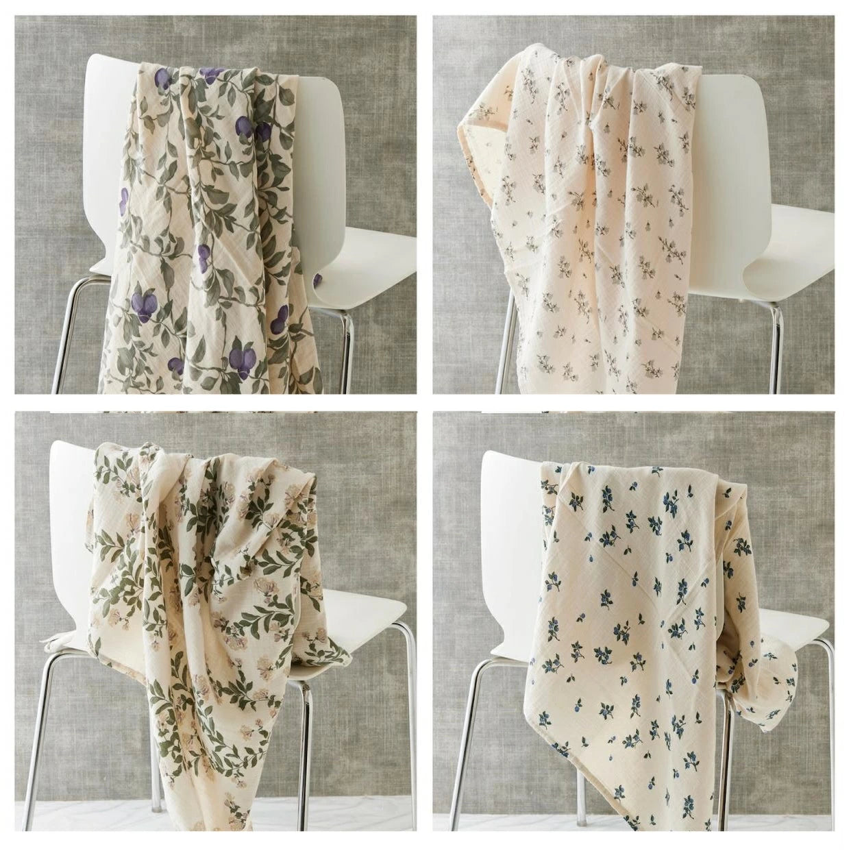 スワドル ガーゼ おくるみ 110x110cm モスリンコットン 100%