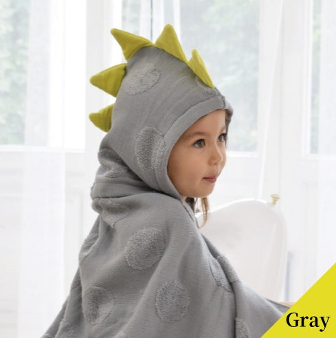 SOF 恐竜 フード付ポンチョ 今治バスタオル