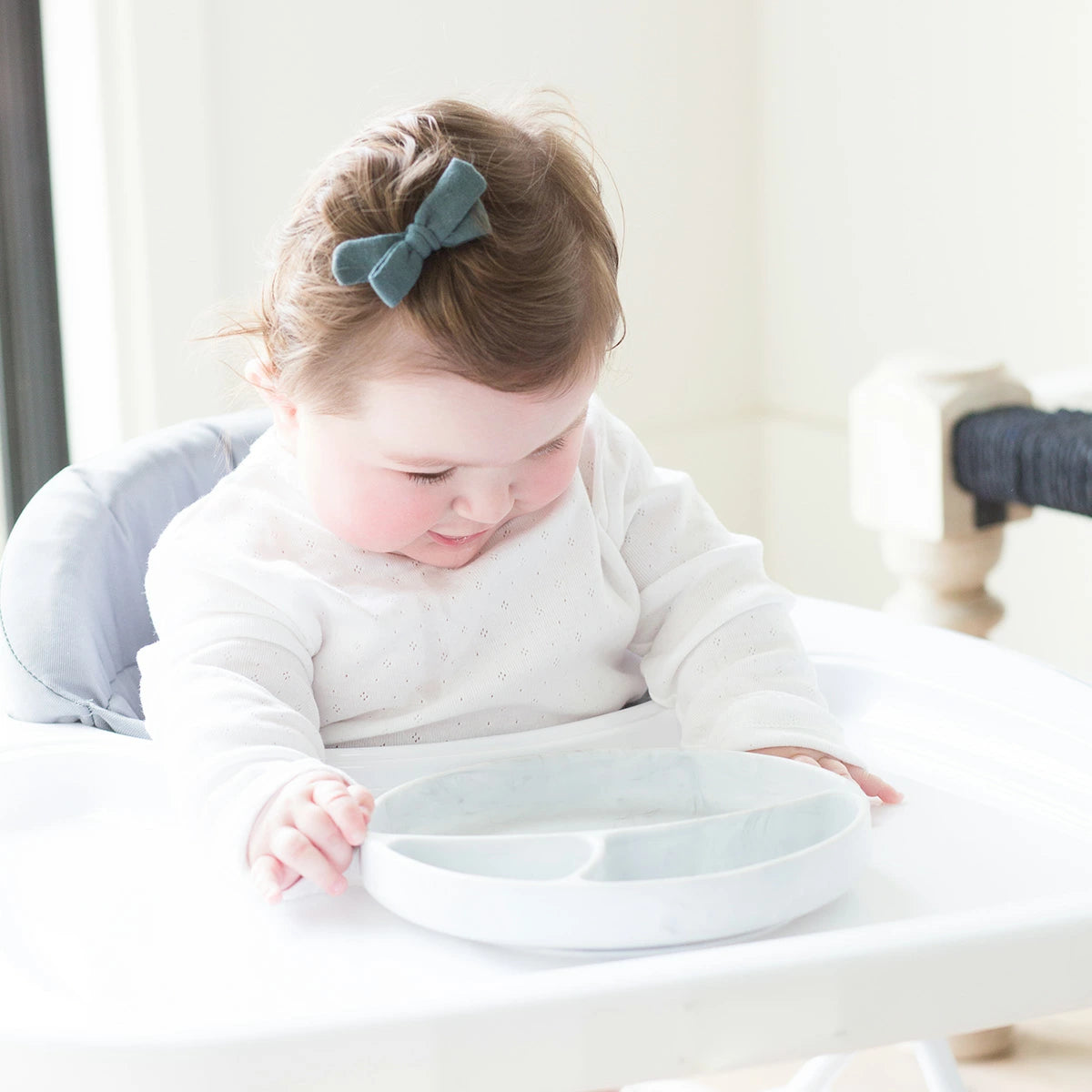 ベビー食器3点セット(シリコンプレート+ボウル+スプーン)