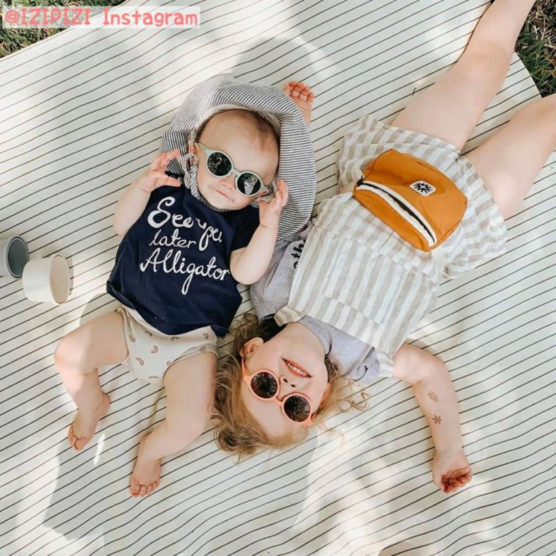 イジピジ Sun Kids サングラス アクアグリーン