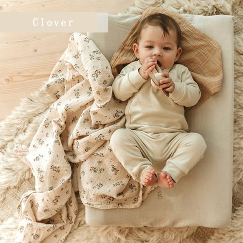 スワドル ガーゼ おくるみ 110x110cm モスリンコットン 100%