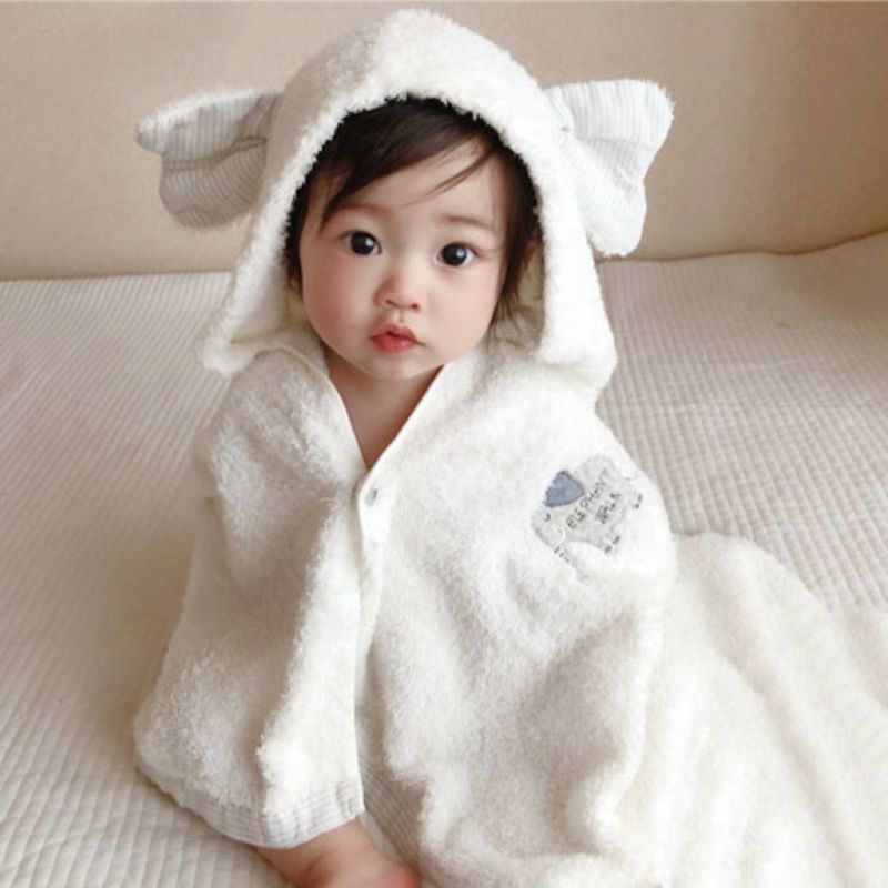 フラッフィー フード付バスタオル