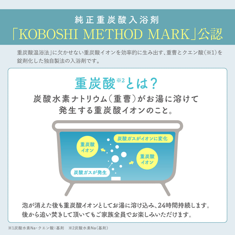 重炭酸入浴剤 ベビタブ 公式通販 中性 入浴剤 沐浴剤 12錠入り 日本製