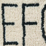 『洗える』 LorenacanalsロレーナカナルズPouffe ABC Natural - Blackクッション 洗えるクッション 子ども部屋 インテリア インテリア雑貨 リビング おしゃれ