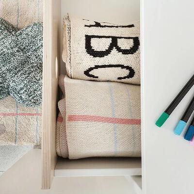 『洗える』 LorenacanalsロレーナカナルズKnitted baby blanket ABCブランケットおくるみ 子ども部屋 インテリア インテリア雑貨 リビング おしゃれ