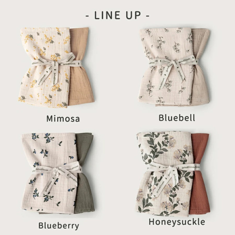 ガルボアンドフレンズ ミニスワドル 2枚セット 60×60cm