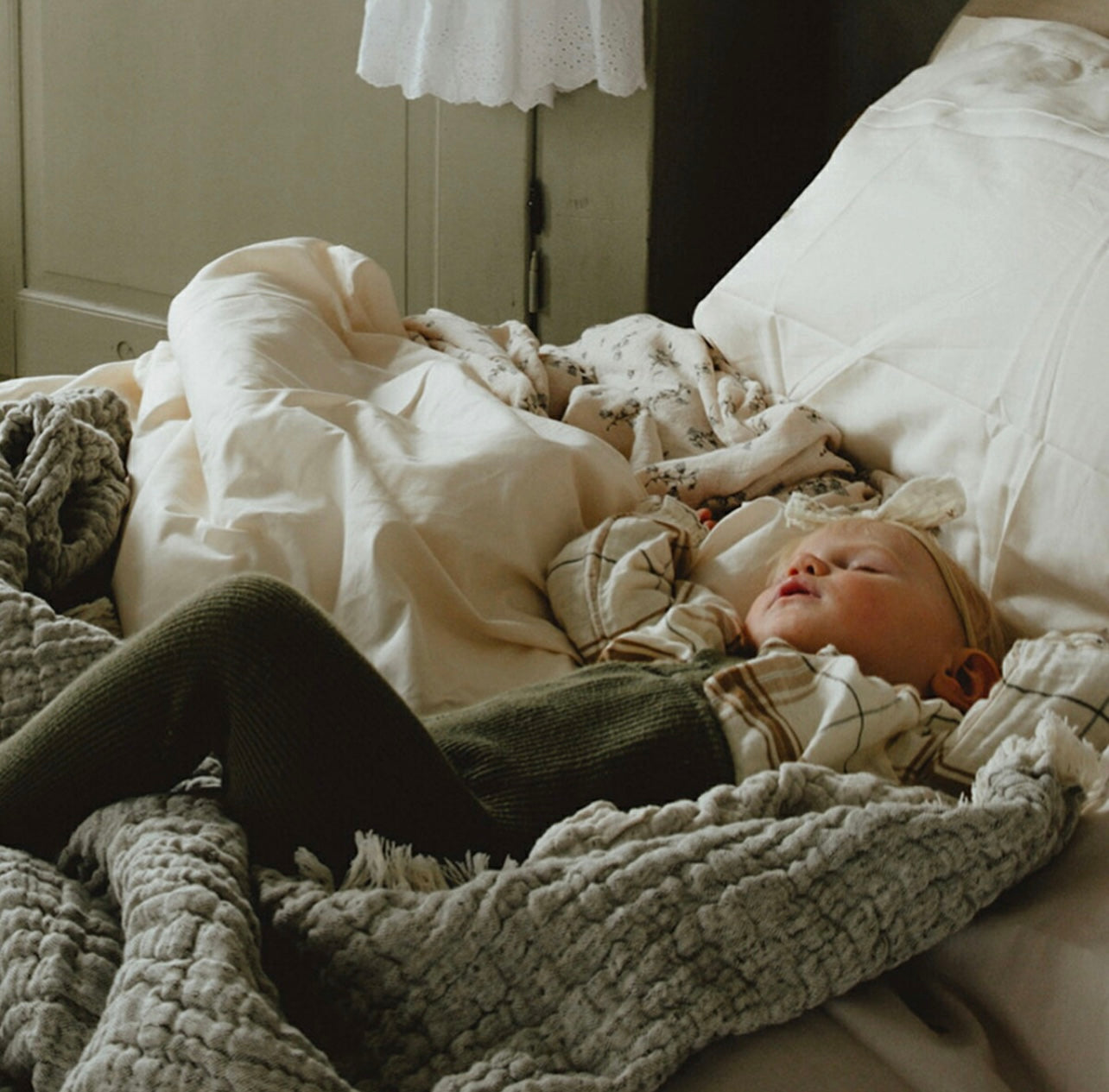 美品✨garbo&friends Mellow Blanket 110×110 garbo&friends Mellow Lin Blanket 110×110cm | t