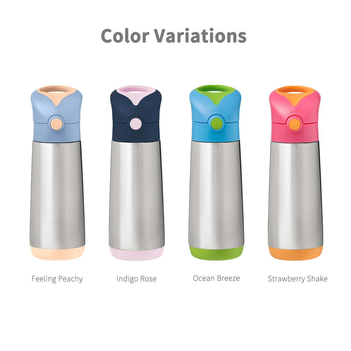 ステンレス ストローボトル 500ml