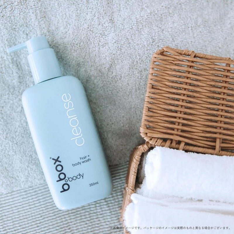 ビーボックスボディ b.box body クレンズ cleanse ヘア+ボディウォッシュ 髪 全身用 ジェルソープ ボディソープ