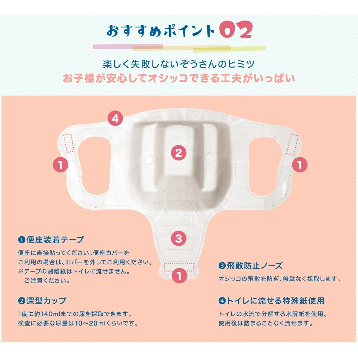 おしっこゾウさん 2枚セット or 6枚セット