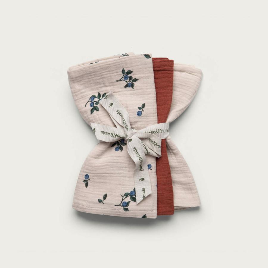 ガルボアンドフレンズ ガーゼクロス3枚セット