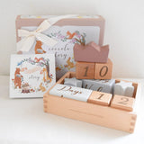 アマノッポ アニバーサリーつみき coccole story [cocory friends] 積み木 月齢フォト