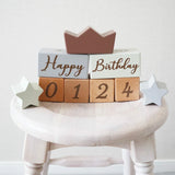 アマノッポ アニバーサリーつみき coccole story [cocory friends] 積み木 月齢フォト