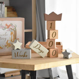 アマノッポ アニバーサリーつみき coccole story [cocory friends] 積み木 月齢フォト