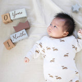 アマノッポ アニバーサリーつみき coccole story [cocory friends] 積み木 月齢フォト