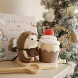 アマノッポ はりねずみくんとカップケーキ 絵本＆ぬいぐるみセット はりねずみ どうぶつ 動物 ファースト絵本 1歳児 1歳半 対象年齢1歳6ヶ月以上