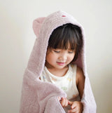 [コンテックス] ねこさん フード付ポンチョ フード付バスタオル kontex