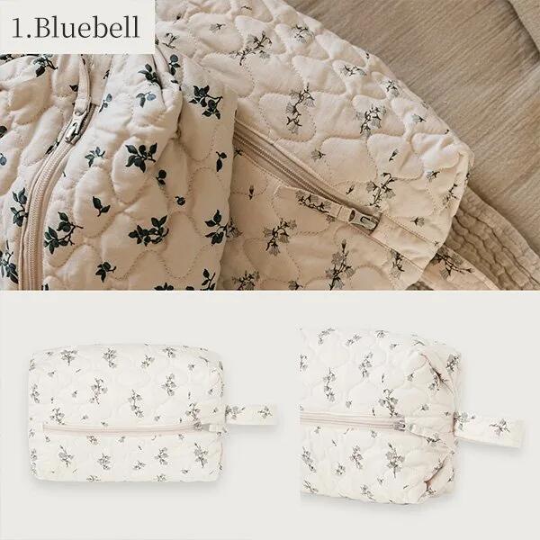 ポーチ おむつポーチ 全5色 キルティングトイレタリーバッグ