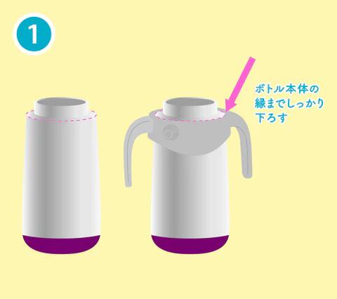 ステンレスボトル専用 ハンドル｜b.box 350ml/500ml対応 交換パーツ