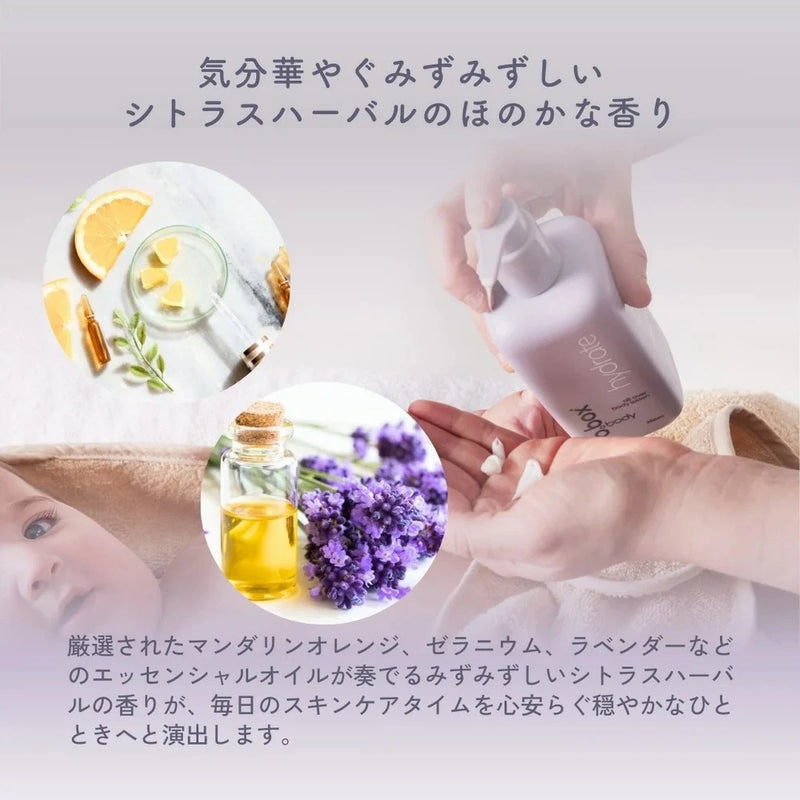 ビーボックスボディ b.box body ハイドレート hydrate ボディローション＜保湿用ローション＞ 保湿 スキンケア カサカサ 全身 顔 bbox b-box ベタつきにくい 肌のキメ整える フレッシュな心地よい香り 植物成分 エッセンシャルオイル配合