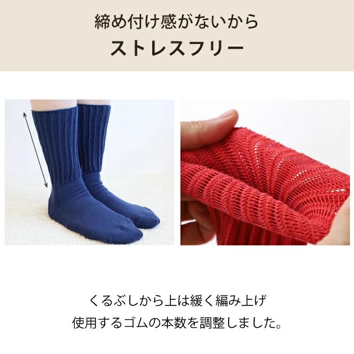 【予約販売中12/8出荷】履くタオル 靴下 [鉄紺カラーアイテム]