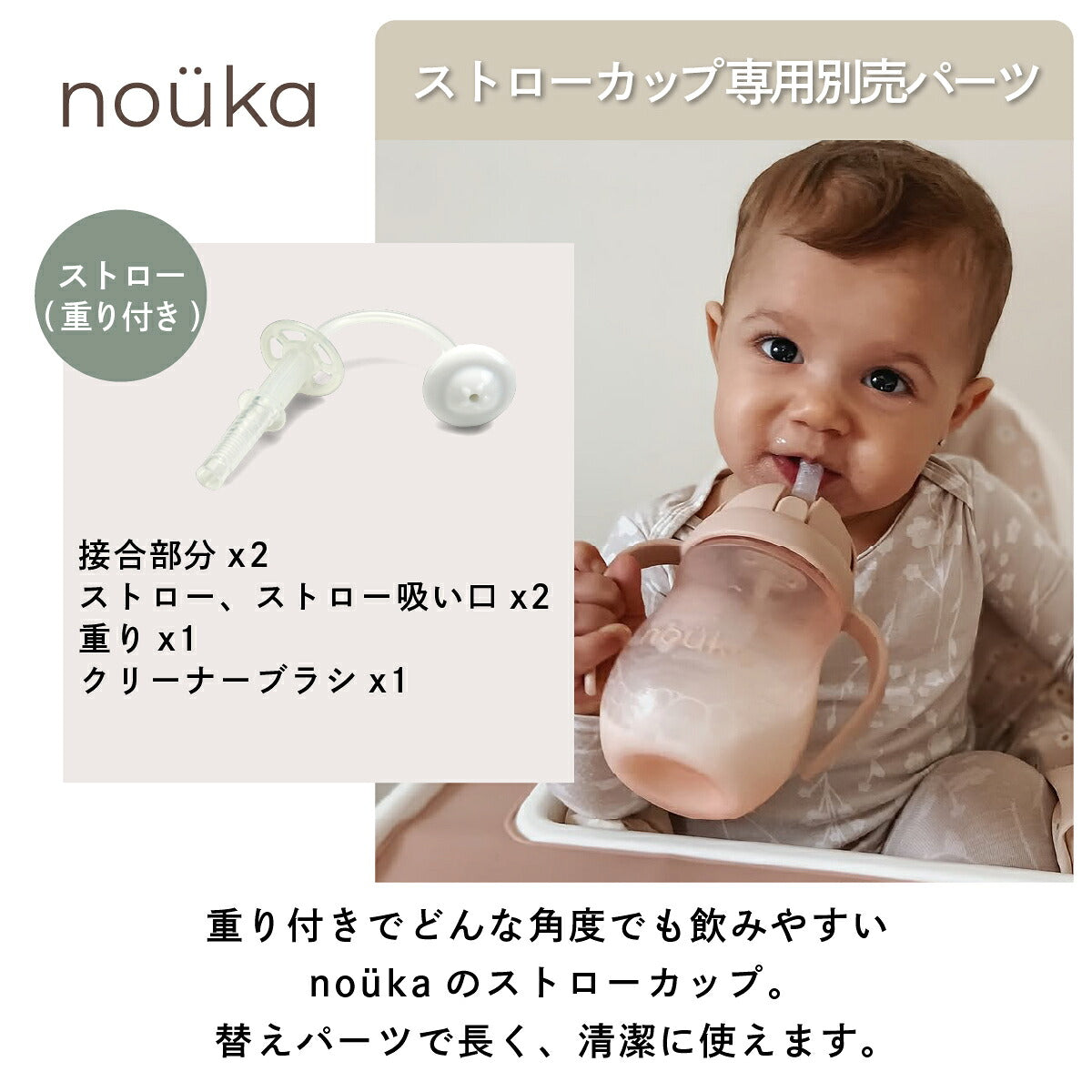 ストローカップ専用別売パーツ