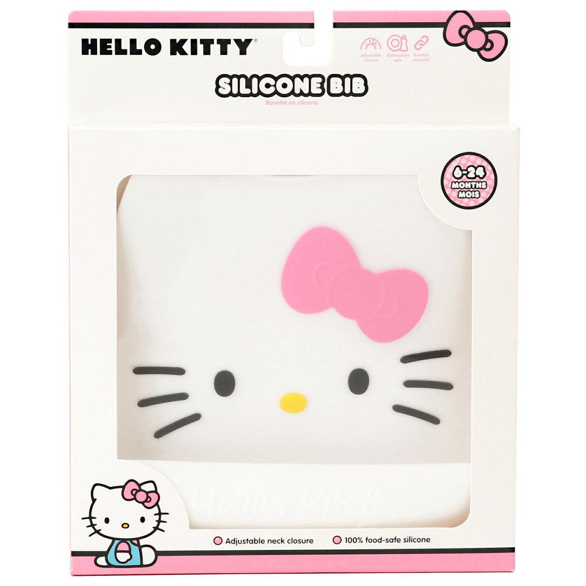 ハローキティ シリコンビブ パッケージ表