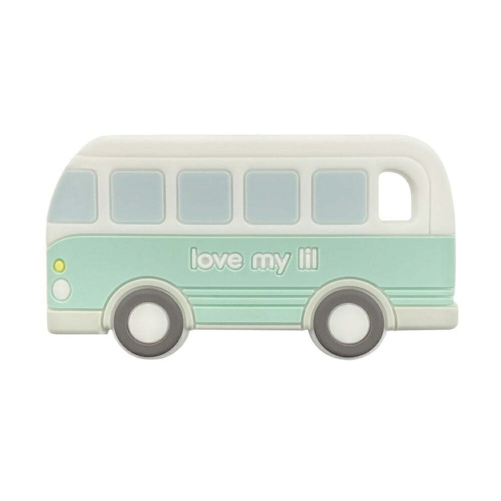 Love my lil シリコン歯固め くすみカラー 3ヶ月 バス グリーン