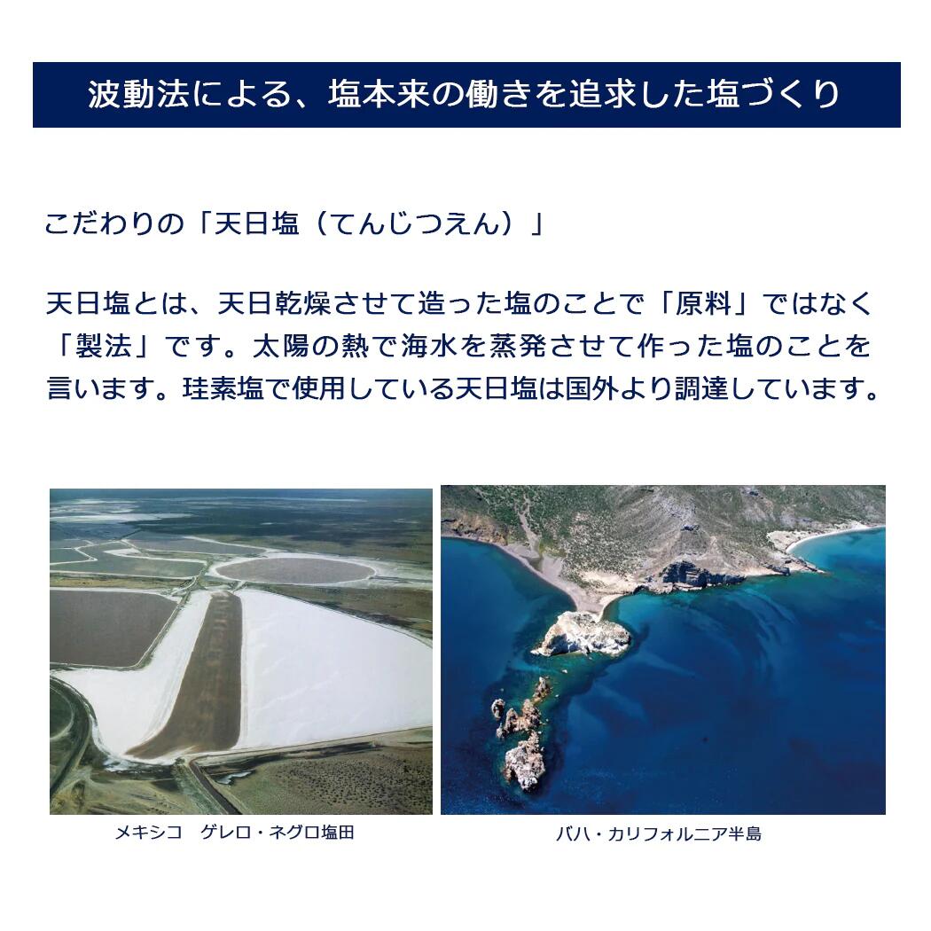 ケイ素塩 珪素塩 500g サラサラ ケイ素とカルシウム配合