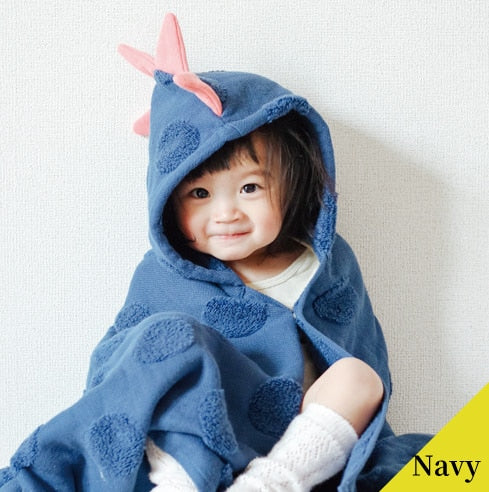 SOF 恐竜 フード付ポンチョ 今治バスタオル