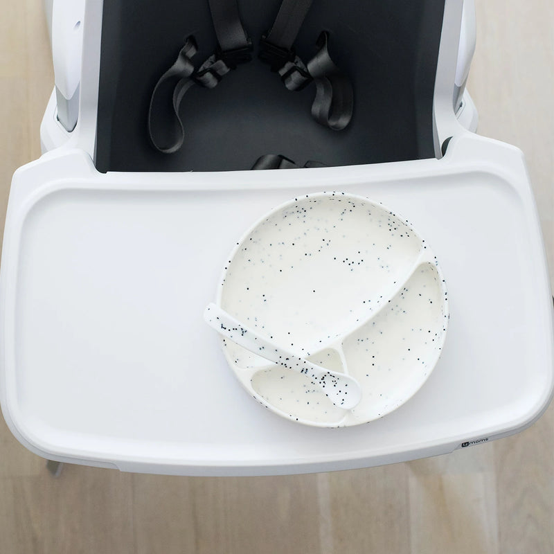 【ギフトBOX入】ひっくり返らない ベビー食器 シリコン プレート & スプーン 2点セット ベラトゥーノ 送料無料 シリコン