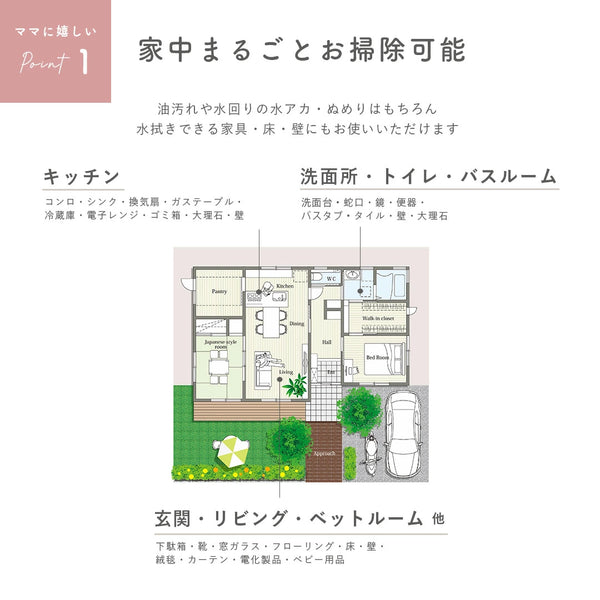 サニースクラブ SANIーSCRUB 中性 抗菌 コーティング 除菌 消臭 赤ちゃん ベビー 子供 ペット 古堅純子 SANI-SHIELD 鏡掃除 水垢除去 水垢取り 水アカ 鏡のウロコ取り 蛇口 シンク 浴槽 カビ防止 多目的クレンザー キッチン シンク 送料無料