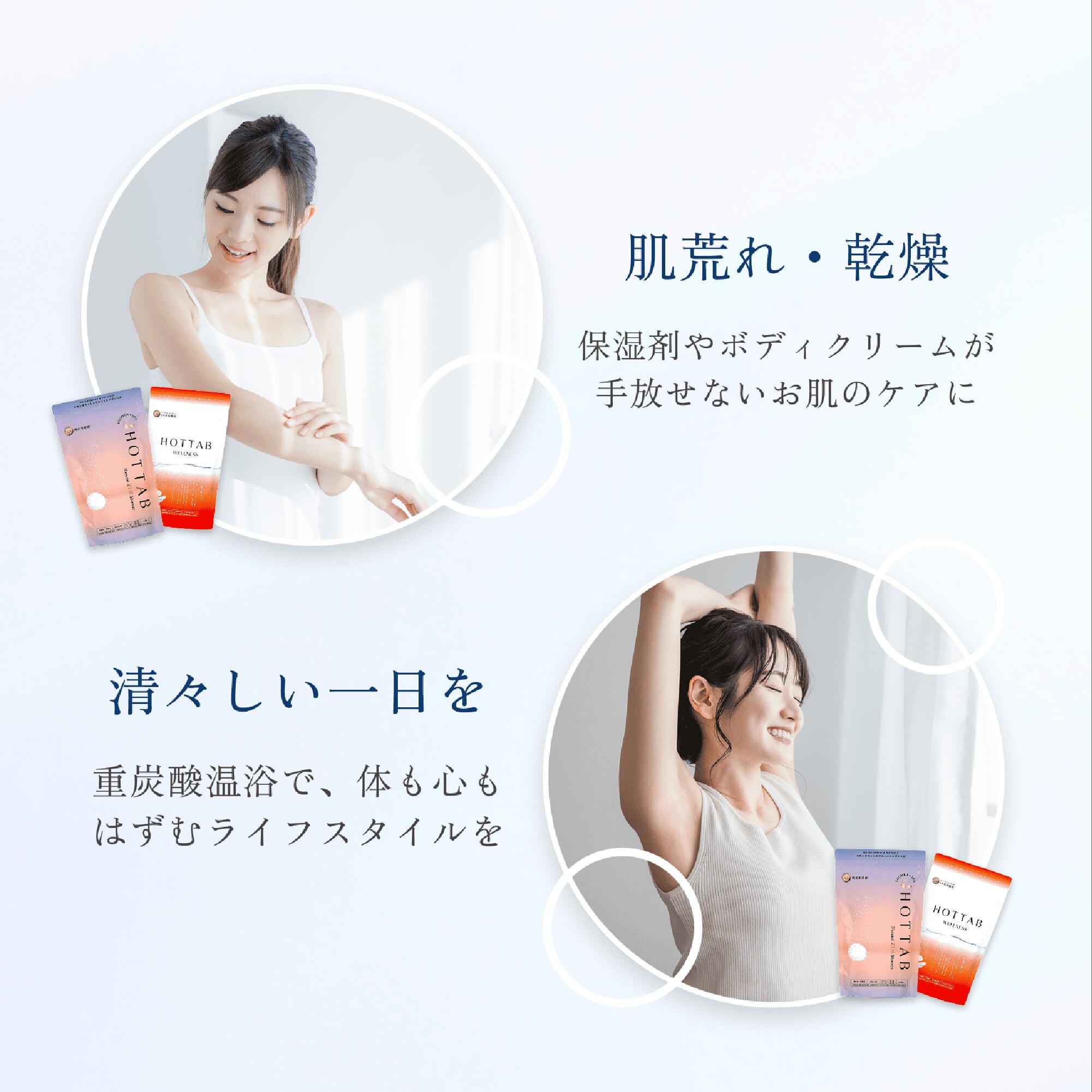 重炭酸入浴剤 ホットタブ [医薬部外品] 睡眠の質 改善 高める ウェルネス 薬用