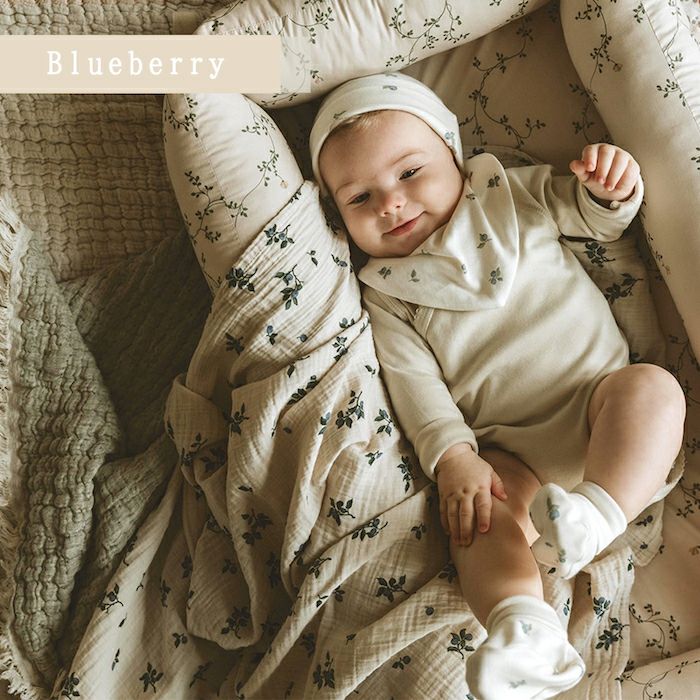 スワドル ガーゼ おくるみ 110x110cm モスリンコットン 100%