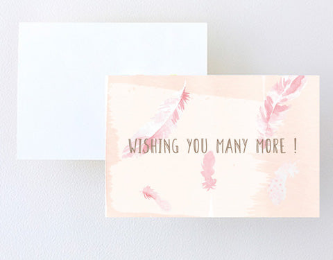 メッセージカード（裏面 無地）